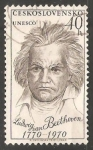 Sellos de Europa - Checoslovaquia -  Ludwig van Beethoven