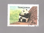 Stamps Tanzania -  oso panda