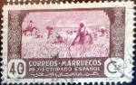 Stamps : Europe : Spain :  Intercambio 0,20 usd 40 cents. 1944