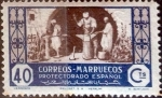 Stamps Spain -  Intercambio 0,20 usd 40 cents. 1946