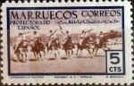 Stamps Spain -  Intercambio cr3f 0,20 usd 5 cents. 1952