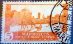 Stamps Spain -  Intercambio cr3f 0,20 usd 5 cents. 1937