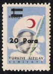 Stamps Turkey -  Globo y Bandera