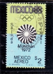Stamps Mexico -  Olimpiada Munich-72