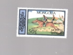 Sellos de Asia - Mongolia -  caballo