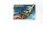 Stamps Spain -  dia de la paz
