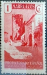 Stamps Spain -  Intercambio 0,25 usd 1 cents. 1933