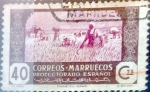 Stamps Spain -  Intercambio 0,20 usd 40 cents. 1944