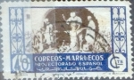Stamps Spain -  Intercambio 0,20 usd 40 cents. 1946