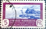 Sellos de Europa - Espa�a -  Intercambio cr3f 0,25 usd 5 ptas. 1950