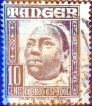 Stamps Spain -  Intercambio cr2f 0,20 usd 10 cents. 1951