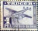 Stamps Spain -  Intercambio cr2f 0,20 usd 1 pta. 1950