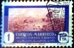 Sellos de Europa - Espa�a -  Intercambio ma4xs 0,20 usd 1 pta. 1950