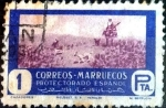 Stamps Spain -  Intercambio cr3f 0,20 usd 1 pta. 1950