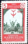 Stamps Spain -  Intercambio cr3f 0,20 usd 5 cents. 1952