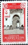 Stamps Spain -  Intercambio cr3f 0,20 usd 10 cents. 1952