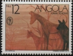 Sellos de Africa - Angola -  KAWA  TCHOWE