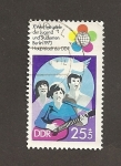 Stamps Germany -  X DDR.Juegos mundiales de la Juventud.Berlin