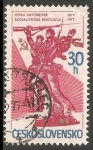 Stamps Czechoslovakia -   60 aniversario de la Revolución Rusa