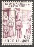Stamps Belgium -  Dia del sello – cartero  