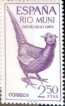 Stamps Spain -  Intercambio m3b 1,75 usd 2,50 ptas. 1965