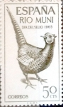 Stamps Spain -  Intercambio cryf 0,25 usd 50 cents. 1965