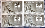 Stamps Spain -  Intercambio 1,40 usd 4 x 1 pta. 1965
