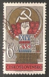 Stamps Czechoslovakia -  14º Congreso del Partido Comunista de la Unión