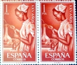 Stamps Spain -  Intercambio 0,50 usd 2 x 1 pta. 1964