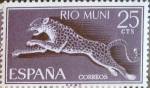 Stamps Spain -  Intercambio cryf 0,20 usd 25 cents. 1964