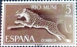 Stamps Spain -  Intercambio fd3a 4,50 usd 5,00 ptas. 1964