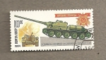 Stamps Russia -  Tanque soviético SU-100