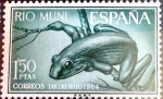 Stamps Spain -  Intercambio cryf 0,25 usd 1,50 ptas. 1964