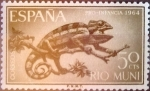 Stamps Spain -  Intercambio m1b 0,25 usd 50 cents. 1964