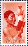 Stamps Spain -  Intercambio 0,20 usd 1 pta. 1960