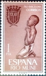 Stamps Spain -  Intercambio 0,25 usd 1 pta. 1963
