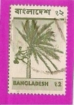 Sellos del Mundo : Asia : Bangladesh : palmera