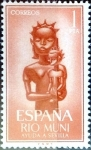 Stamps Spain -  Intercambio m3b 0,25 usd 1 pta. 1963