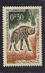 Sellos de Africa - Mauritania -  hiene rayee