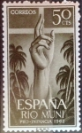 Stamps Spain -  Intercambio fd3a 0,25 usd 50 cents. 1963