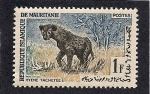 Sellos de Africa - Mauritania -  hyene tachetee
