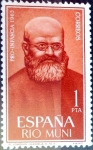 Stamps Spain -  Intercambio 0,25 usd 1 pta. 1963