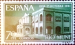 Stamps Spain -  Intercambio cryf 0,25 usd 75 cents. 1961