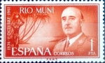 Stamps Spain -  Intercambio m1b 0,25 usd 1 pta. 1961