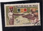 Sellos de Africa - Mali -  pionniers maliens