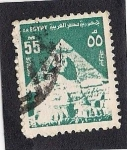 Stamps Egypt -  piramide y esfinge