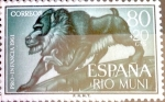 Stamps Spain -  Intercambio cryf 0,25 usd 80 + 20 cents. 1961