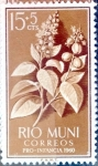 Stamps Spain -  Intercambio m1b 0,25 usd 15 + 5 cents. 1960