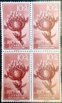 Sellos de Europa - Espaa -  Intercambio 1,00 usd 4 x 10 + 5 cents. 1960