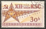 Stamps Czechoslovakia -  12th Congreso del Partido Comunista de Checoslovaquia